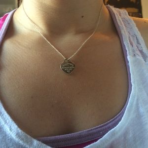 Tiffany & Co heart tag pendant.