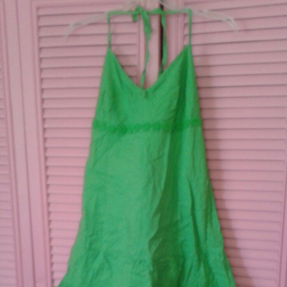 NWOT Kelly green jcrew dress.