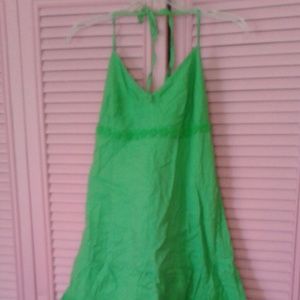 NWOT Kelly green jcrew dress.