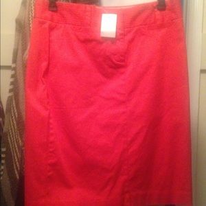 J Crew cotton pencil skirt size 2