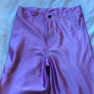American Apparel Purple Disco Pants Small