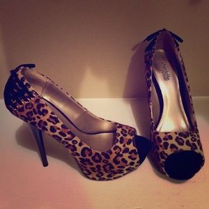 Charlotte Russe leopard heels