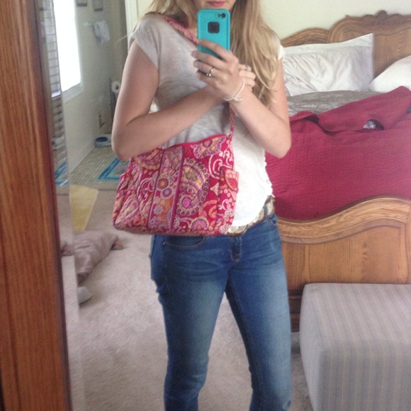 Vera Bradley Pink Quilted Over-the-Shoulder bag