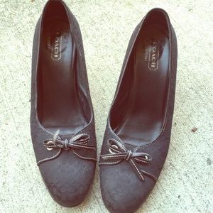 Coach Heels.