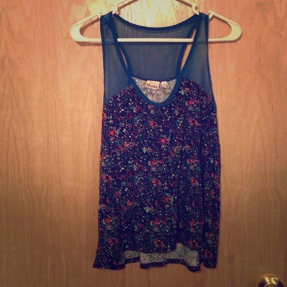 Flower printed tank!