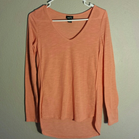 Coral Long Sleeve Top