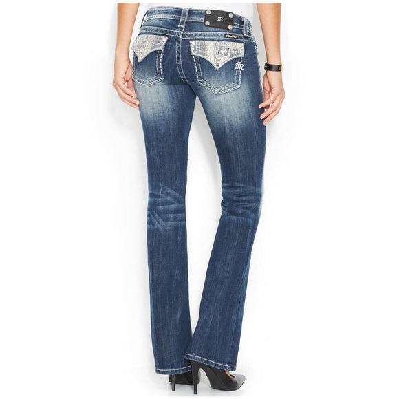 Miss Me Denim - JUST IN! 💗 Lace Overlay Bootcut Miss Me💗