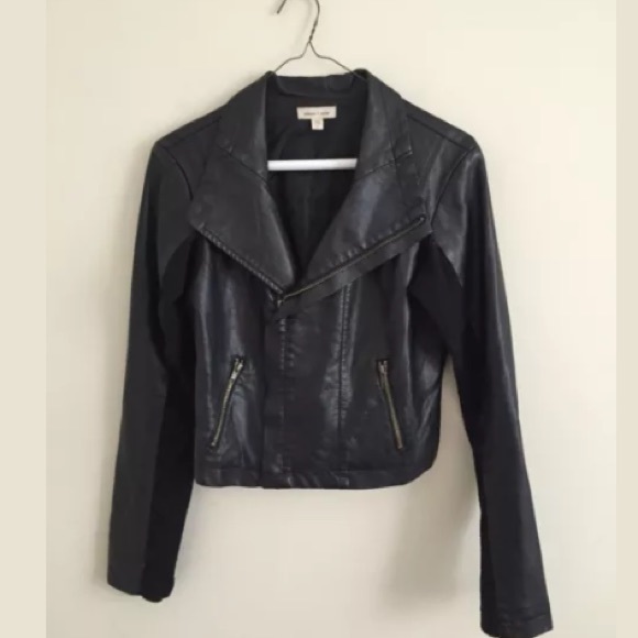 Urban Outfitters Black  faux leather jacket