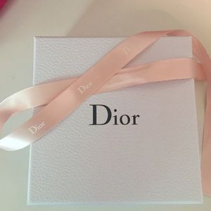 Dior perfume box w/ Dior pink ribbon