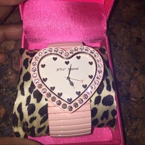 Pink Betsey Johnson watch