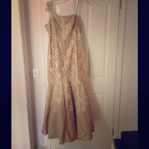 Demetrios Formal Evening Gown with Scarf - Picture 1 of 4