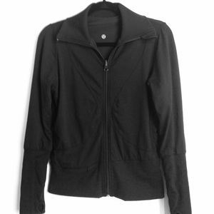 RESERVED lululemon rare black zip jacket.