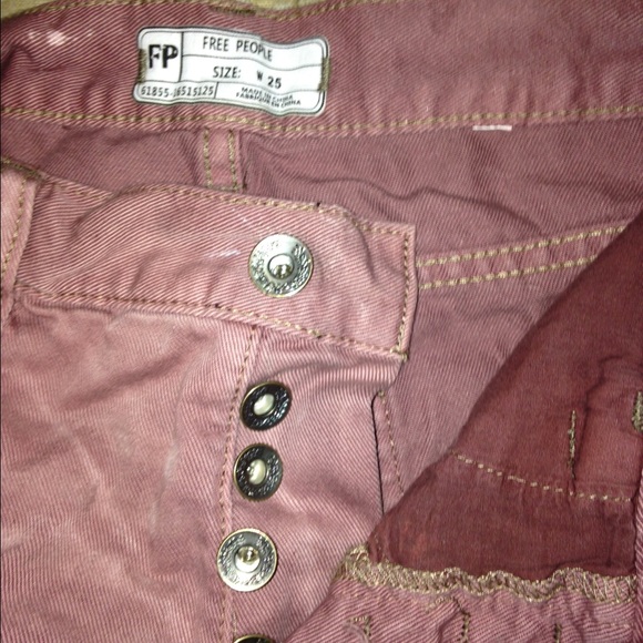 Maroon Free People Cutoffs!