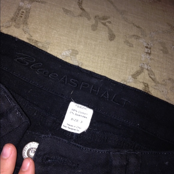 Blue Asphalt Black Cutoffs :)) - Picture 2 of 3