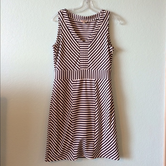 Sale! Daniel Cremeux Navy/White Dress - Picture 1 of 2