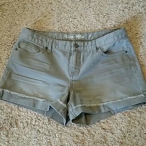 Grey Tommy Hilfiger jean shorts, size 8