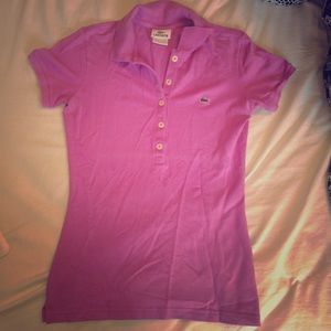Purple polo shirt