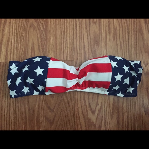 American flag bathing suit top!