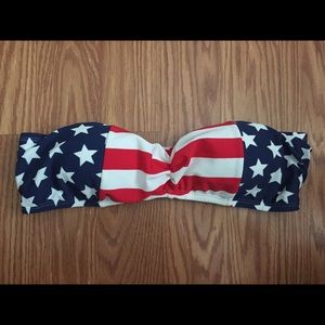 American flag bathing suit top!