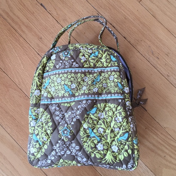 Vera Bradley large cosmetics tote