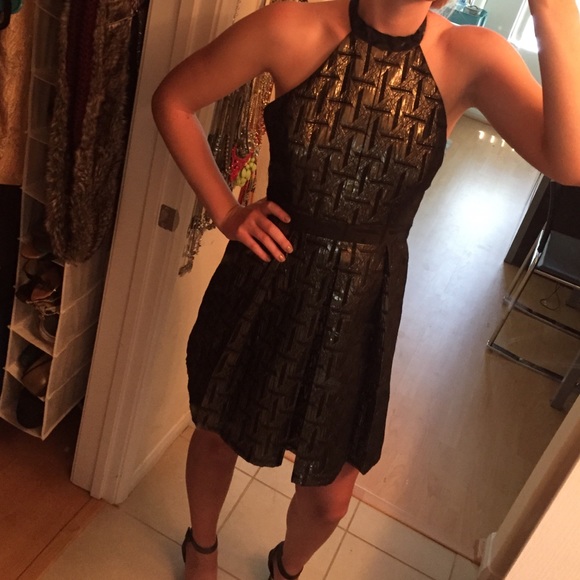 heartLoom bronze metallic Dress - Picture 2 of 4