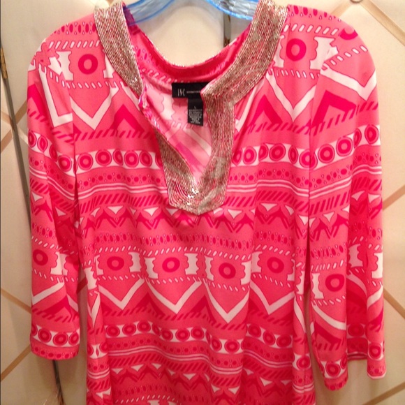 INC Pool cover up or shirt. Size L