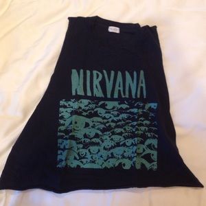 Brandy Melville "Nirvana" muscle tee