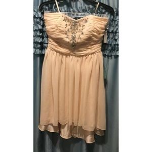 Size 12 baby light pink knee length