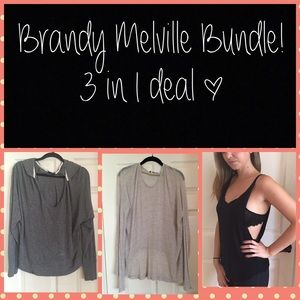 Brandy Melville Bundle 3 for 1! 2 sweaters 1 tank