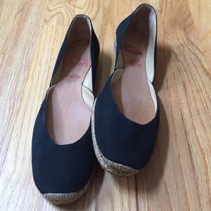 Christian Louboutin canvas espadrilles - Black,