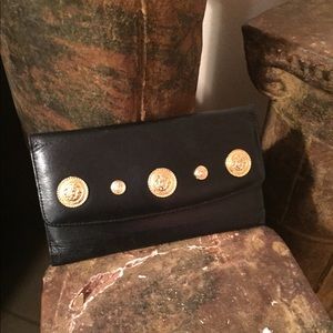 Leather Versace Wallet