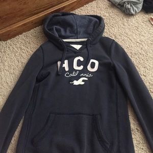 Navy Blue Hollister Hoodie