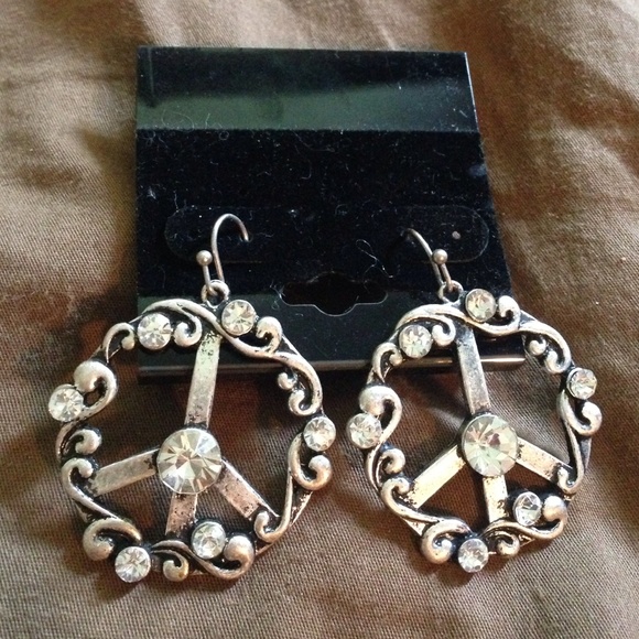Peace Sign Earrings
