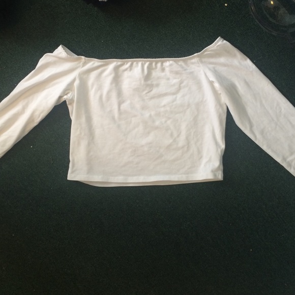 Off the shoulder crop top