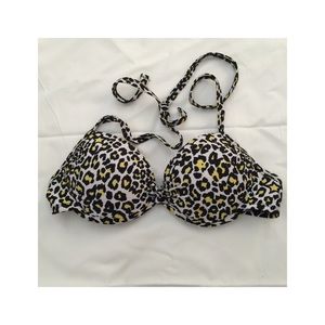 Cheetah print swim suit top