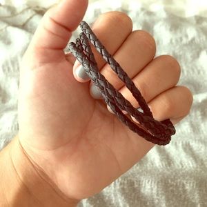 Leather bracelet