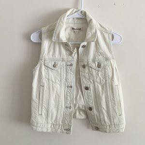 Madewell denim vest XS