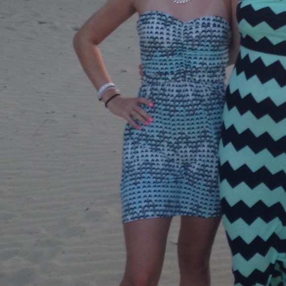 Nice soft summer strapless dress