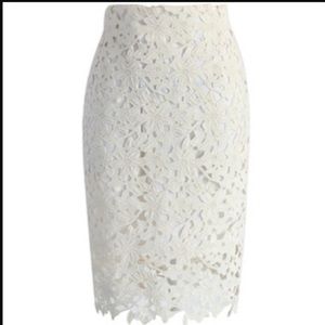 Beautiful white skirt