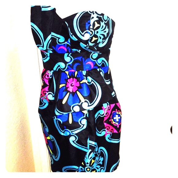 Rubber Ducky black sleeveless retro midi dress SZ M