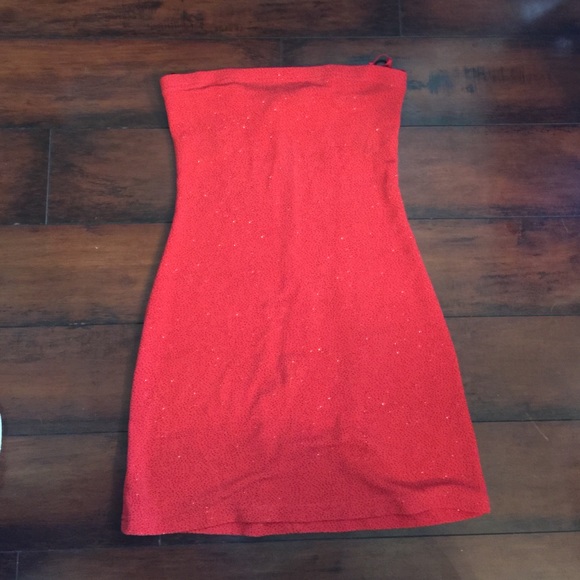 Strapless dress