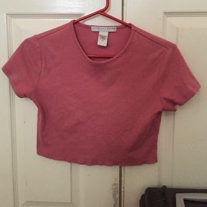 Pink crop top