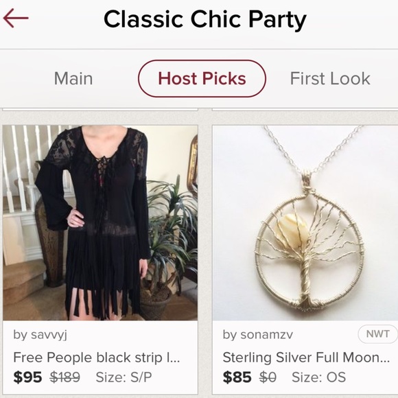 🎉HOST PICK🎉Free People black strip lace dress - Picture 4 of 4