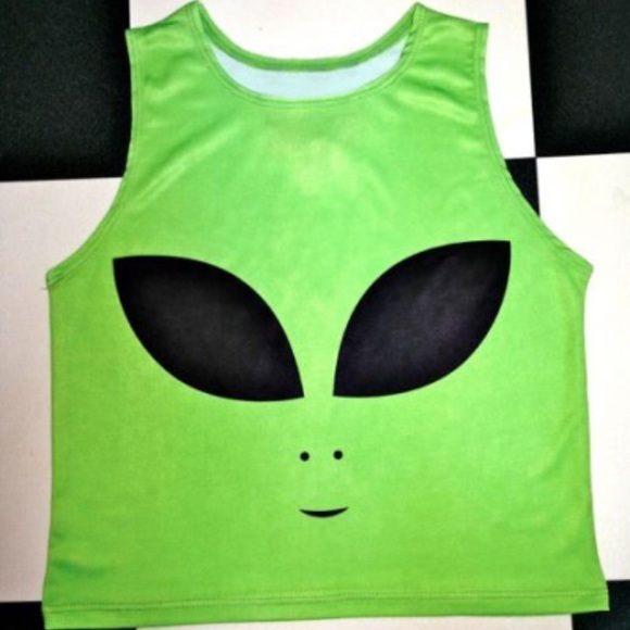 Alien Crop Top