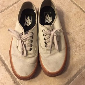 Beige vans nude trim