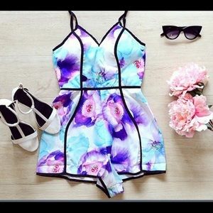 V-Neck Jumpsuit- XL In Stock!