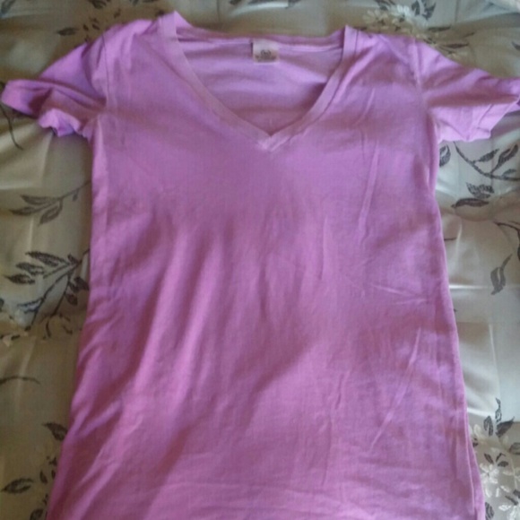 Purple v neck
