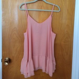 Brandy Melville peach dress slip one size