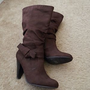 Chocolate Suede brown boots