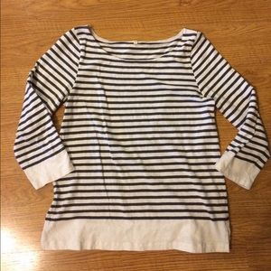 J. Crew Factory Boatneck Striped Shirt